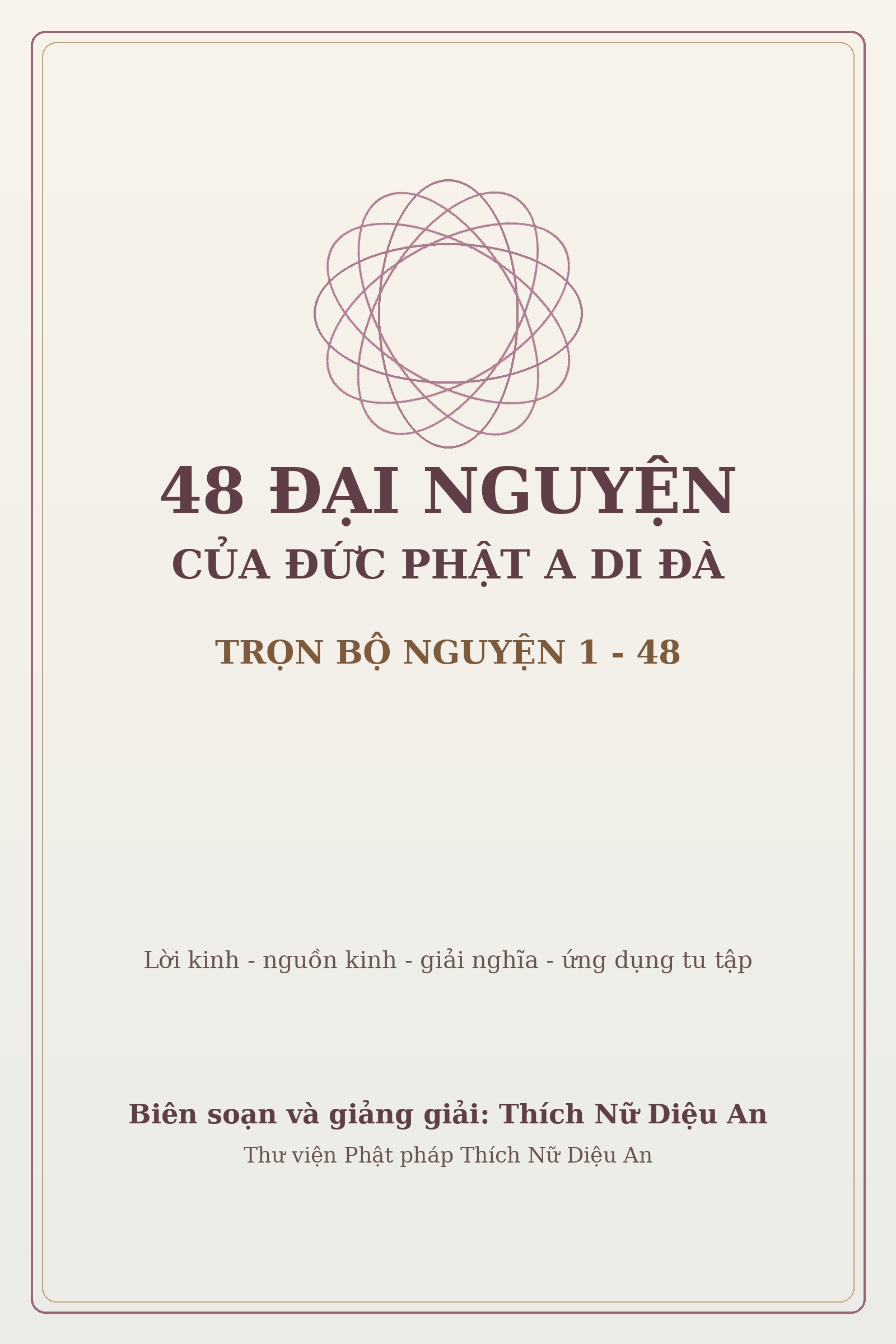 Bìa 48 Đại Nguyện của Đức Phật A Di Đà