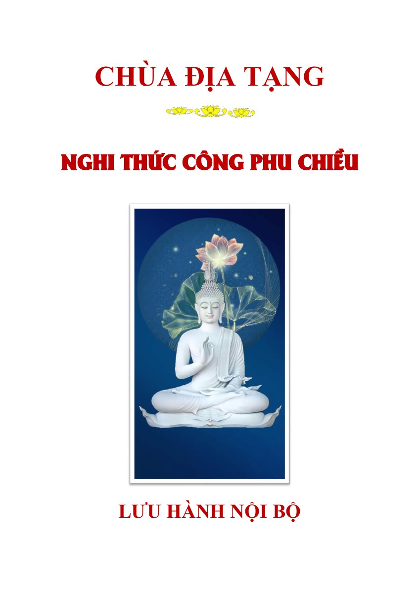 Bìa Nghi Thức Công Phu Chiều
