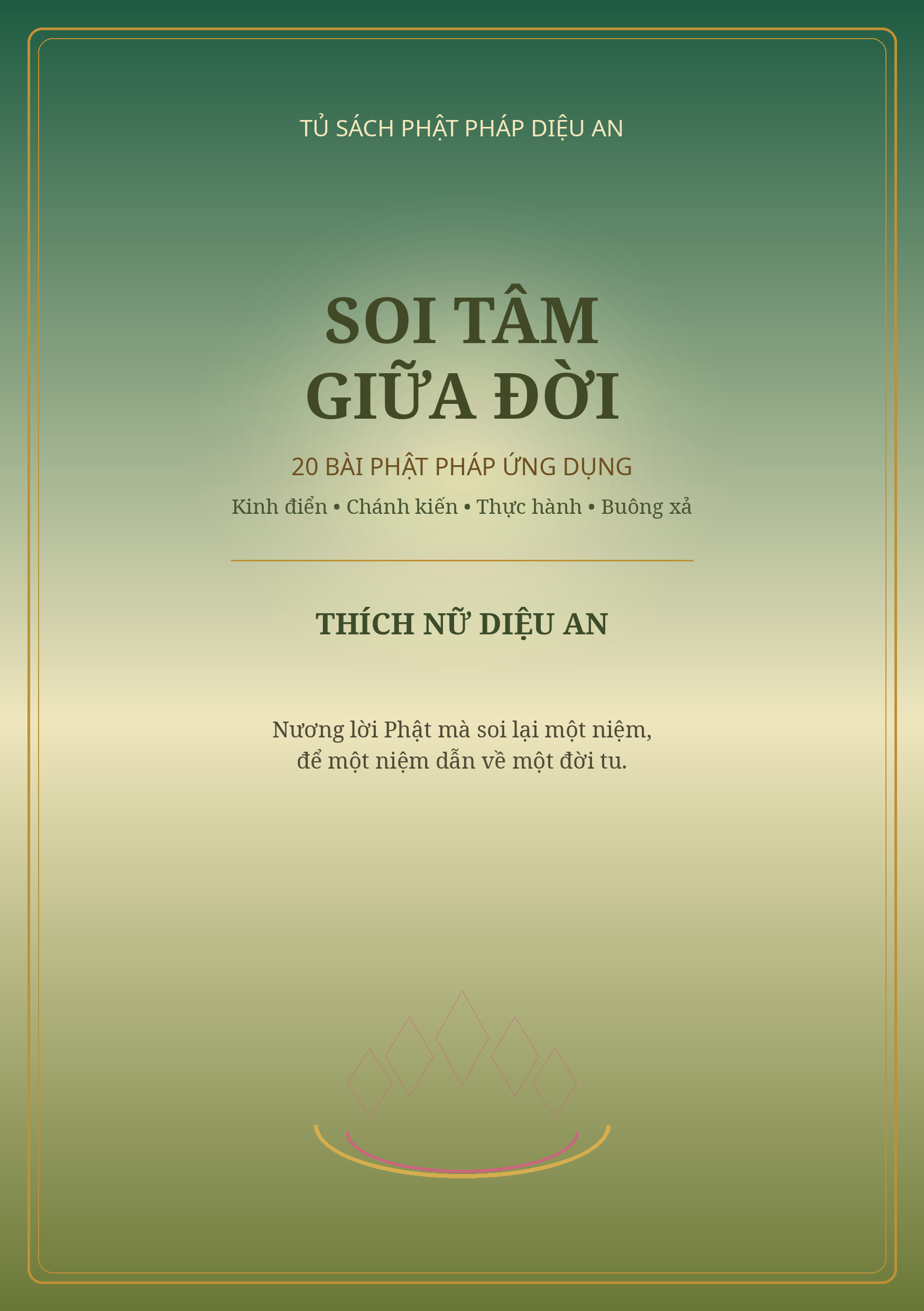 Bìa sách Soi Tâm Giữa Đời